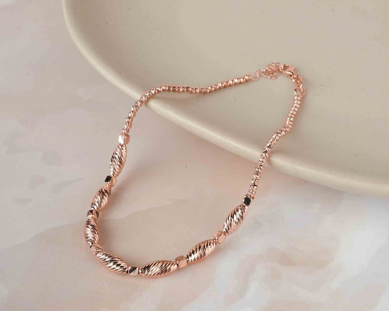 Aurelia Wave Anklet