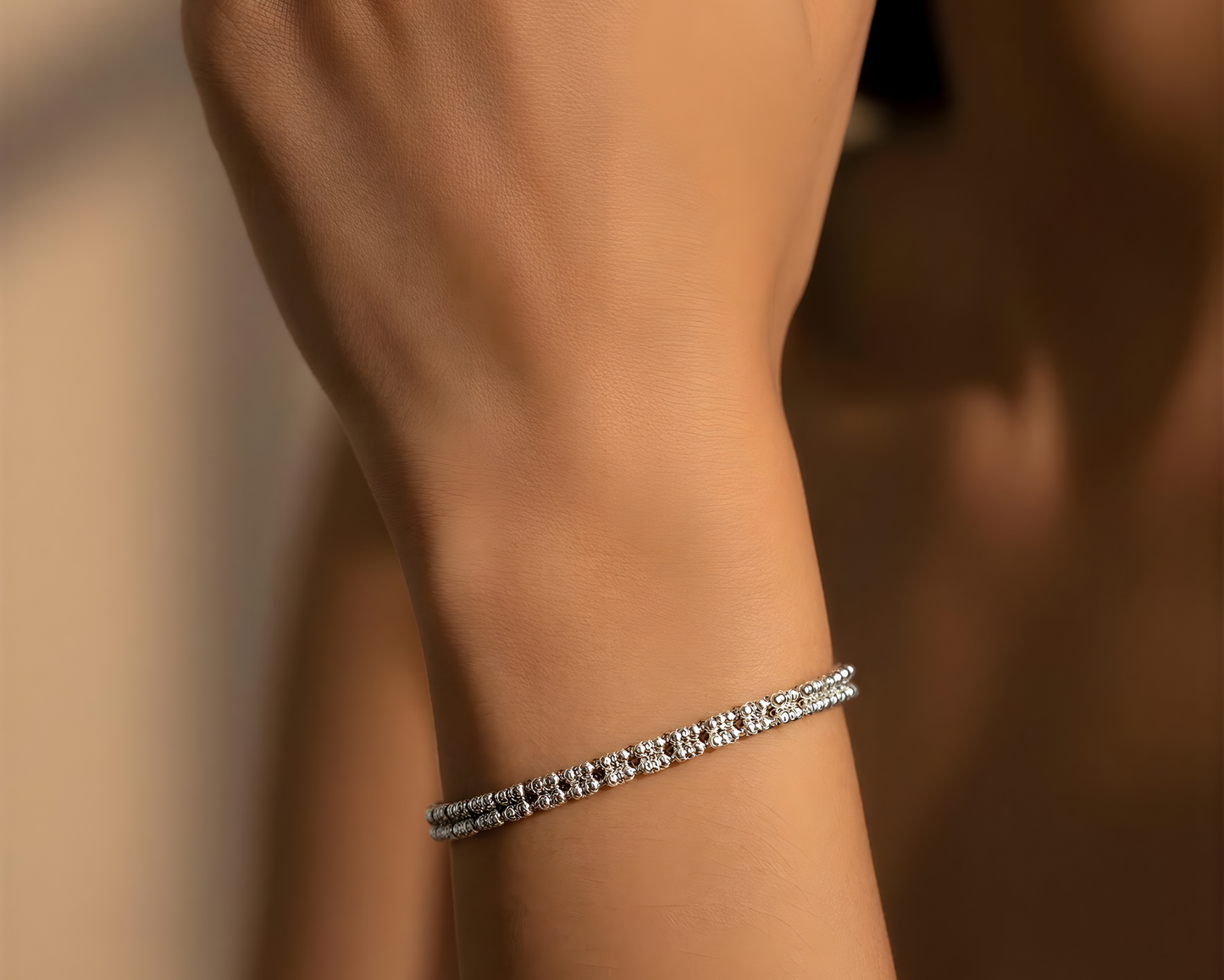 Ripple Bead Bracelet